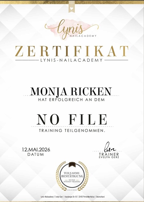No File Zertifikat